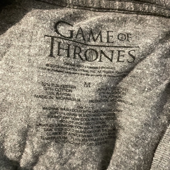 Game of Thrones Tyrion Lannister I Drink & I Know Things T-Shirt Medium - Picture 3 of 3